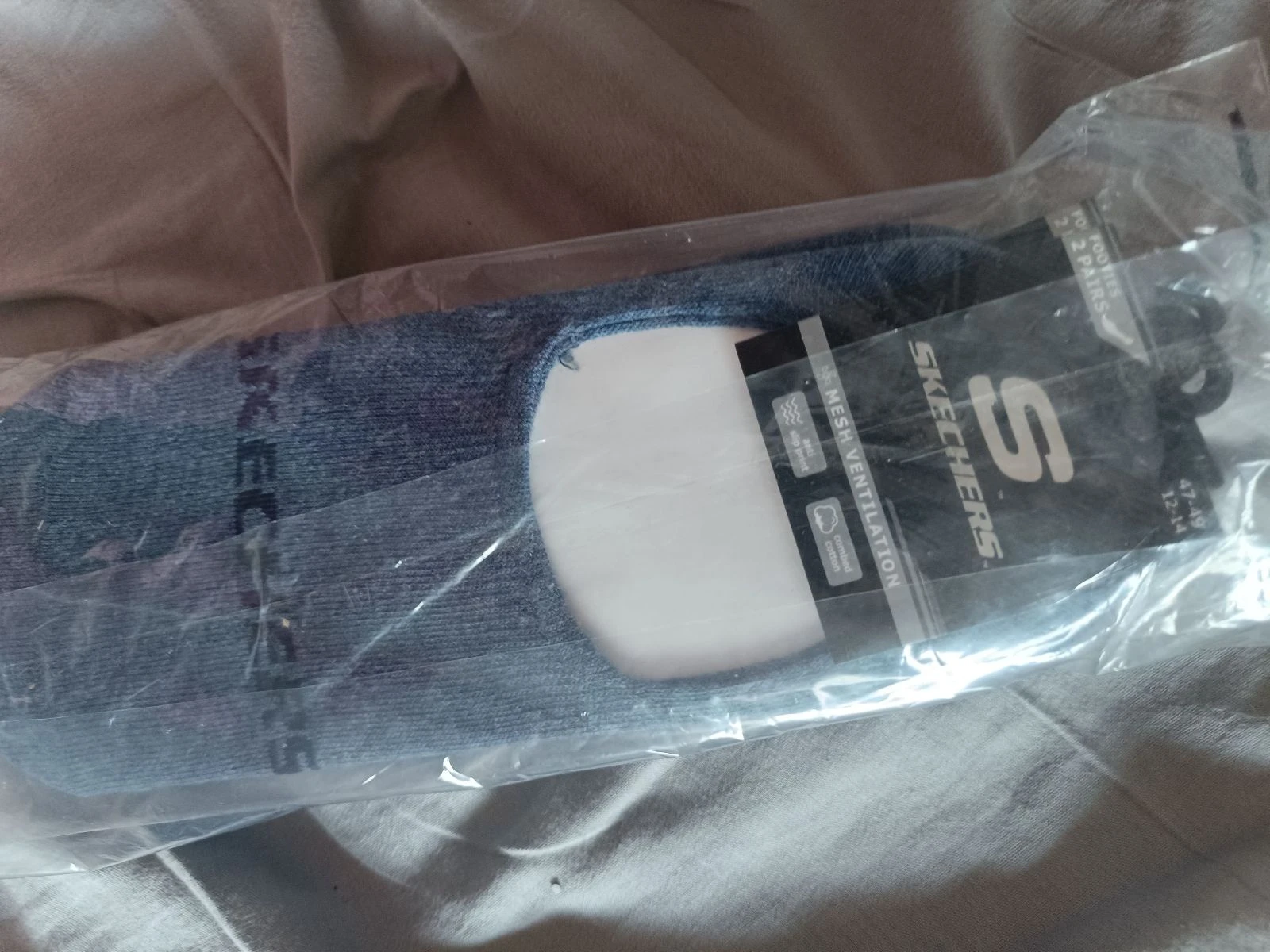 🧦 LOT OF 6 PAIRS OF INVISIBLE SKECHERS MEN'S SOCKS (SIZE 47-49 / XL) - NEW UNWORN 👟✨ – photo 5